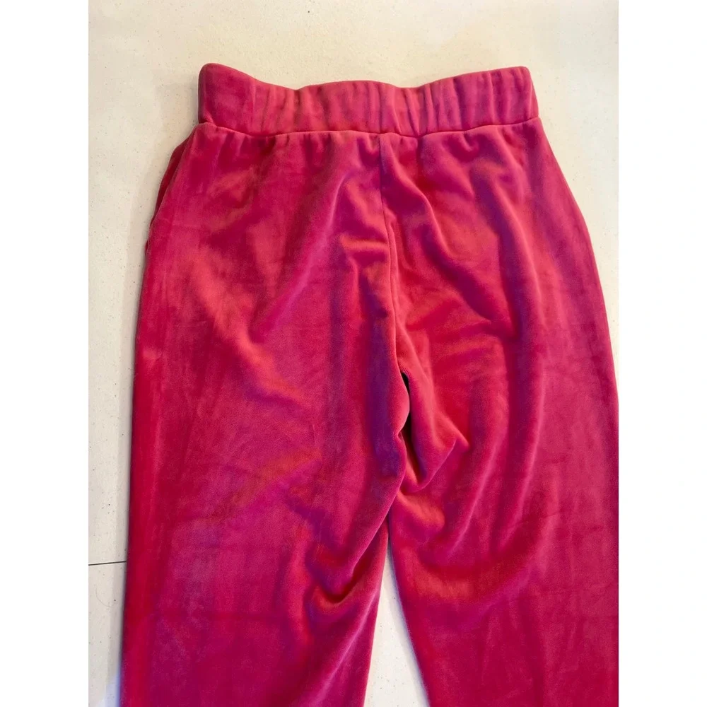 Juicy Couture Velour Joggers Sweatpants Drawstring Pockets Pink XS‎ Y2K
